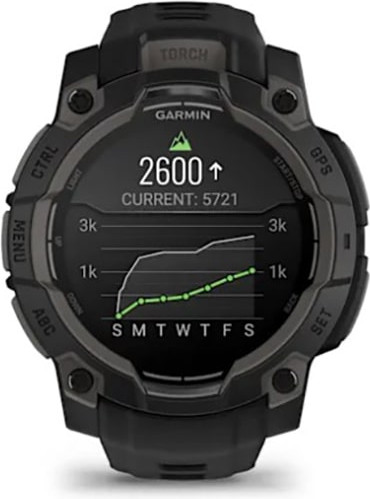 Изображение товара Умные часы Garmin Instinct 3 Amoled 45mm / 010-02936-00 (черный)