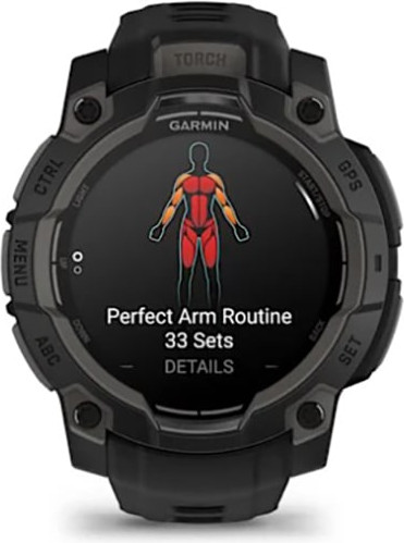 Изображение товара Умные часы Garmin Instinct 3 Amoled 45mm / 010-02936-00 (черный)
