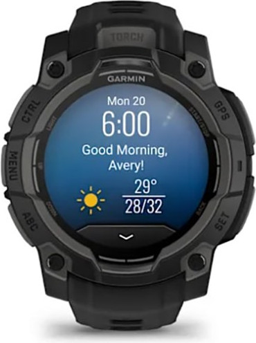 Изображение товара Умные часы Garmin Instinct 3 Amoled 45mm / 010-02936-00 (черный)