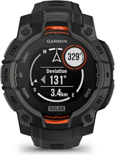 Изображение товара Умные часы Garmin Instinct 3 Solar 45mm / 010-02934-00 (черный)