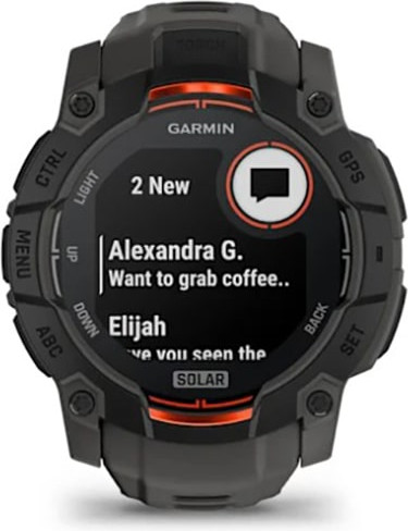 Изображение товара Умные часы Garmin Instinct 3 Solar 50mm / 010-02935-00 (угольный)
