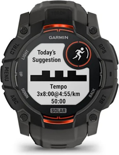 Изображение товара Умные часы Garmin Instinct 3 Solar 50mm / 010-02935-00 (угольный)