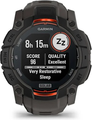 Изображение товара Умные часы Garmin Instinct 3 Solar 50mm / 010-02935-00 (угольный)