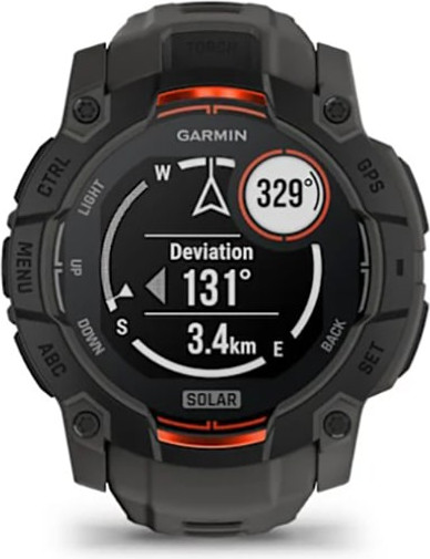 Изображение товара Умные часы Garmin Instinct 3 Solar 50mm / 010-02935-00 (угольный)