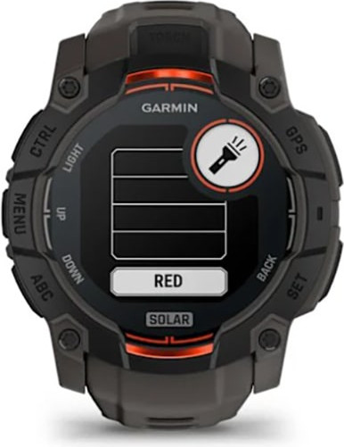 Изображение товара Умные часы Garmin Instinct 3 Solar 50mm / 010-02935-00 (угольный)