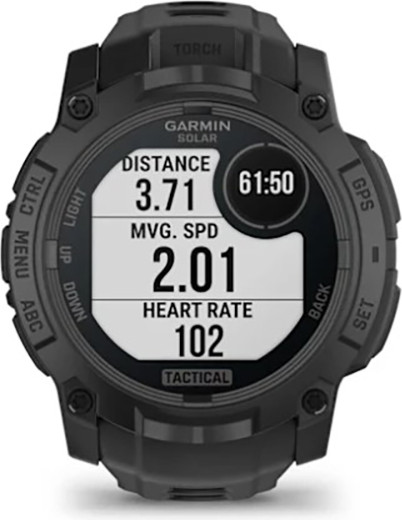 Изображение товара Умные часы Garmin Instinct 3 Solar Tactical 50mm / 010-02935-50 (черный)