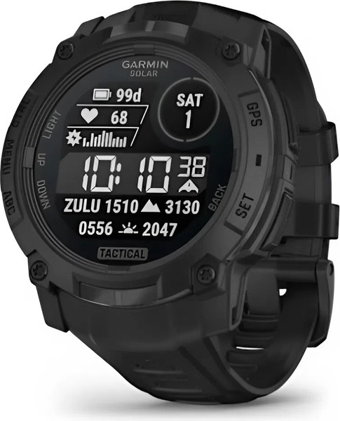 Изображение товара Умные часы Garmin Instinct 3 Solar Tactical 50mm / 010-02935-50 (черный)