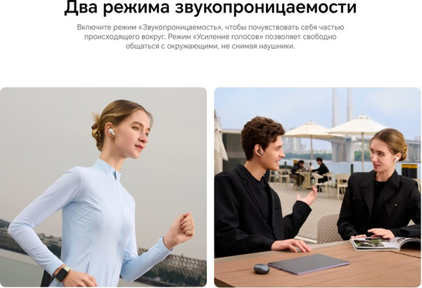 Изображение товара Беспроводные наушники Honor Choice Earbuds X7 Pro / KSN-ME00 (серый)