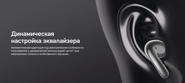 Изображение товара Беспроводные наушники Honor Choice Earbuds X7 Pro / KSN-ME00 (серый)