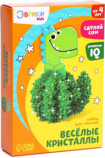 Изображение товара Набор для выращивания кристаллов Эврики Веселые. Динозавр / 4828453