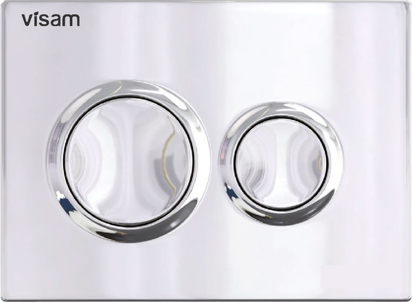 Изображение товара Кнопка для инсталляции Visam O3 / EX-230-002 (хром глянец)