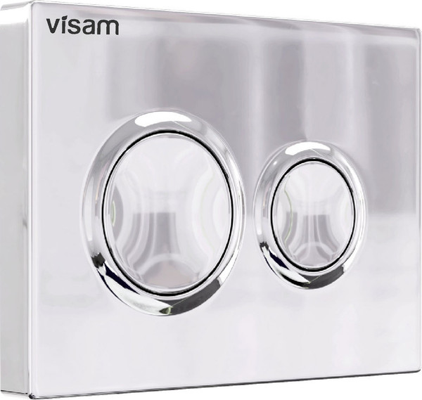 Изображение товара Кнопка для инсталляции Visam O3 / EX-230-002 (хром глянец)