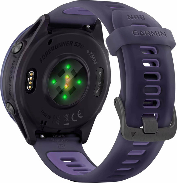 Изображение товара Умные часы Garmin Forerunner 570 47mm / 010-02971-02 (индиго, фиолетовый ремешок)