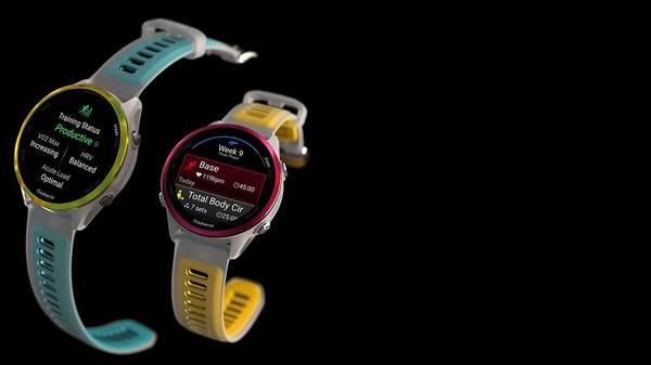 Изображение товара Умные часы Garmin Forerunner 570 47mm / 010-02971-00 (темно-серый, черный ремешок)