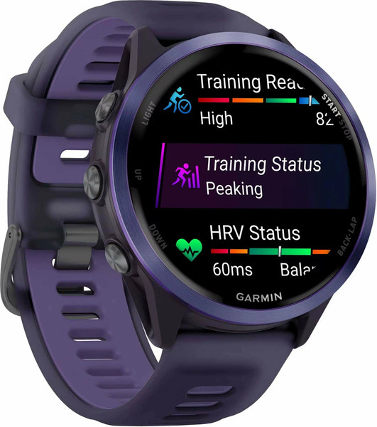 Изображение товара Умные часы Garmin Forerunner 570 47mm / 010-02971-02 (индиго, фиолетовый ремешок)