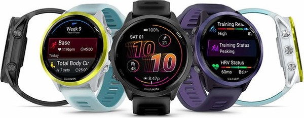 Изображение товара Умные часы Garmin Forerunner 570 47mm / 010-02971-00 (темно-серый, черный ремешок)