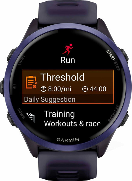 Изображение товара Умные часы Garmin Forerunner 570 47mm / 010-02971-02 (индиго, фиолетовый ремешок)