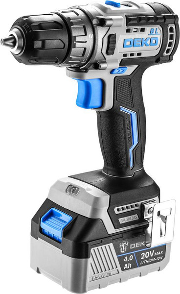 Изображение товара Аккумуляторная дрель-шуруповерт Deko Loner 20V ONE+ / 085-1004