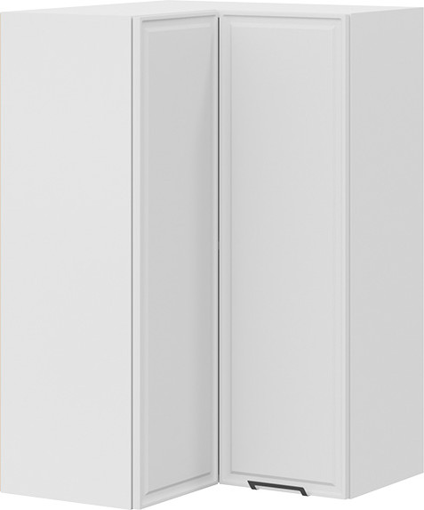 Изображение товара Шкаф навесной для кухни ТриЯ Белладжио 1ВВ6УП угловой прямой (белый/фон белый)