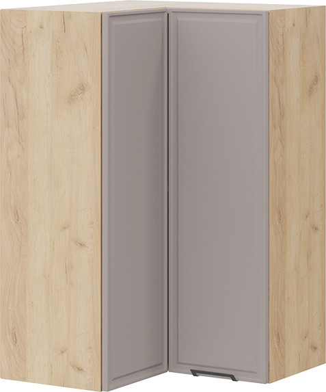 Изображение товара Шкаф навесной для кухни ТриЯ Белладжио 1ВВ6УП угловой прямой (дуб крафт золотой/софт капучино)