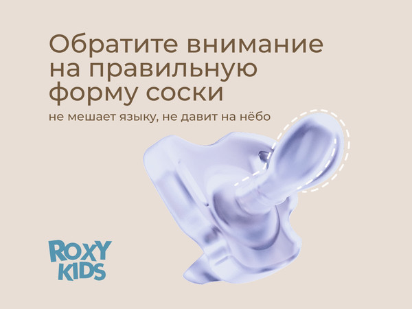 Изображение товара Набор пустышек ROXY-KIDS RSS-005-2ML (2шт, лавандовый)