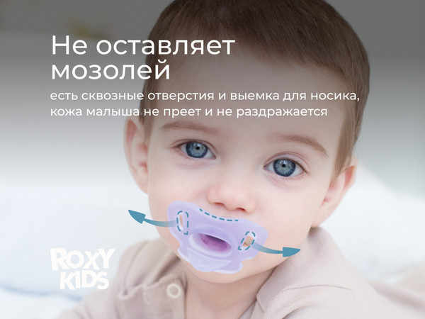 Изображение товара Набор пустышек ROXY-KIDS RSS-005-2ML (2шт, лавандовый)
