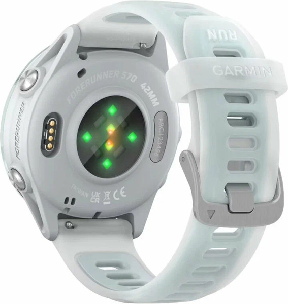 Изображение товара Умные часы Garmin Forerunner 570 42mm / 010-02970-01 (голубой/белый ремешок)