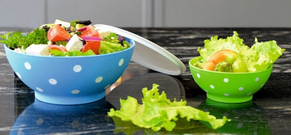 Изображение товара Набор салатников Эльфпласт Twist EP532 (4шт, серо-голубой)