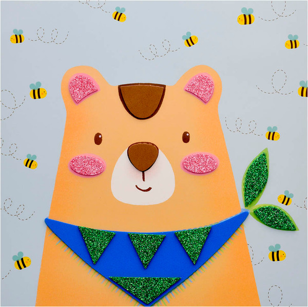 Изображение товара Набор для творчества Каляка-Маляка Аппликация мягкая ЭВА. Мишка / АМПКМ-МЗ