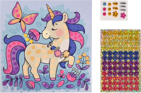 Изображение товара Набор для творчества Каляка-Маляка Волшебная мозаика. Единорог / ВМКМ-СП