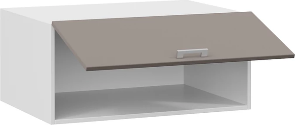 Изображение товара Шкаф навесной для кухни ТриЯ Габриэлла 1В8Г с одной откидной дверью (белый/муссон)