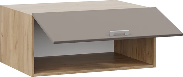 Изображение товара Шкаф навесной для кухни ТриЯ Габриэлла 1В8Г с одной откидной дверью (дуб крафт золотой/муссон)