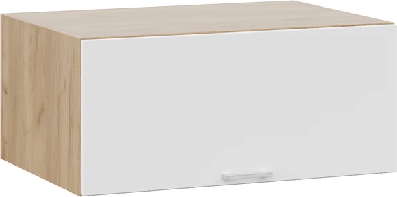 Изображение товара Шкаф навесной для кухни ТриЯ Габриэлла 1В8Г с одной откидной дверью (дуб крафт золотой/сноу)