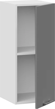 Изображение товара Шкаф навесной для кухни ТриЯ Габриэлла 1ВВ3 с одной дверью (белый/титан)