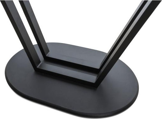 Изображение товара Обеденный стол Древпром Гарден М158 ДП1-03-14 120-150x80 (делано/черный матовый)