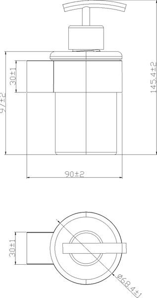 Изображение товара Набор аксессуаров для ванной и туалета Lauter 21TS3019 + 21TS3021 + 21TS3015 + 21TS3008 + 21TS3023 (Matt Black, 5 предметов)
