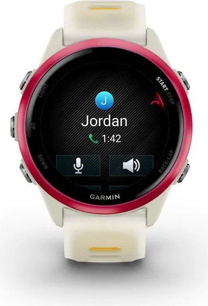 Изображение товара Умные часы Garmin Forerunner 570 42mm / 010-02970-02 (малиновый, манго ремешок)