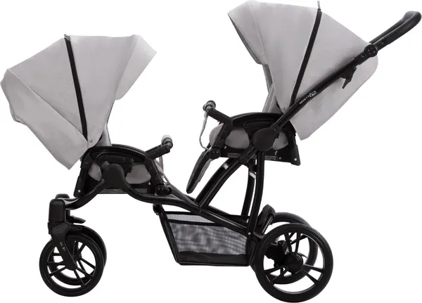 Изображение товара Детская универсальная коляска Bebetto Для двойни 42 (23 светло-серый)