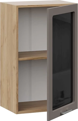 Изображение товара Шкаф навесной для кухни ТриЯ Габриэлла 1ВВ45С с одной дверью (дуб крафт золотой/муссон)