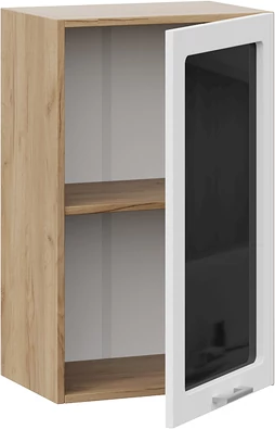 Изображение товара Шкаф навесной для кухни ТриЯ Габриэлла 1ВВ45С с одной дверью (дуб крафт золотой/сноу)