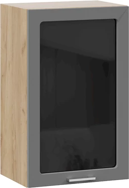 Изображение товара Шкаф навесной для кухни ТриЯ Габриэлла 1ВВ45С с одной дверью (дуб крафт золотой/титан)