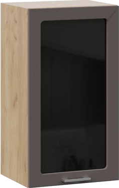 Изображение товара Шкаф навесной для кухни ТриЯ Габриэлла 1ВВ4С с одной дверью (дуб крафт золотой/муссон)