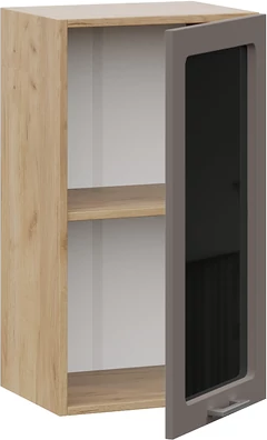 Изображение товара Шкаф навесной для кухни ТриЯ Габриэлла 1ВВ4С с одной дверью (дуб крафт золотой/муссон)