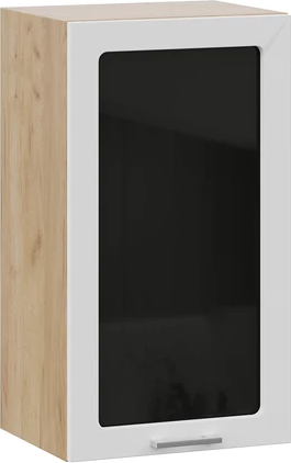 Изображение товара Шкаф навесной для кухни ТриЯ Габриэлла 1ВВ4С с одной дверью (дуб крафт золотой/сноу)