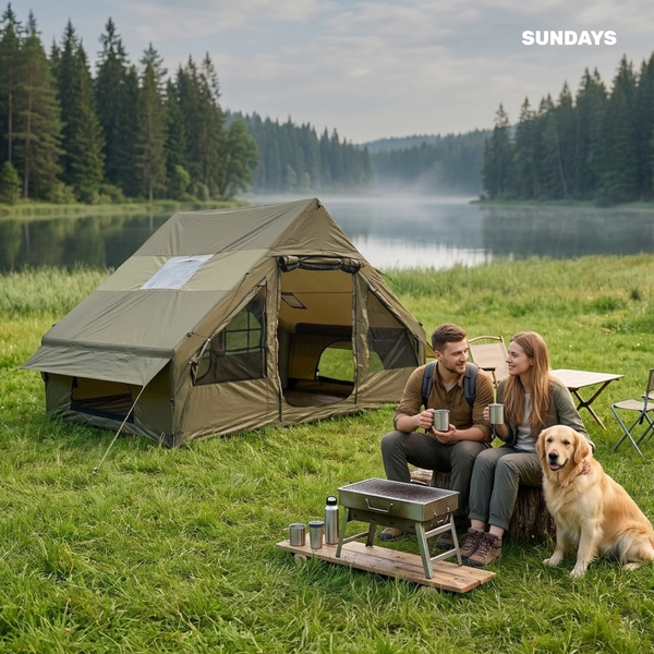 Изображение товара Палатка Sundays Надувная SYG250910-2 (зеленый)