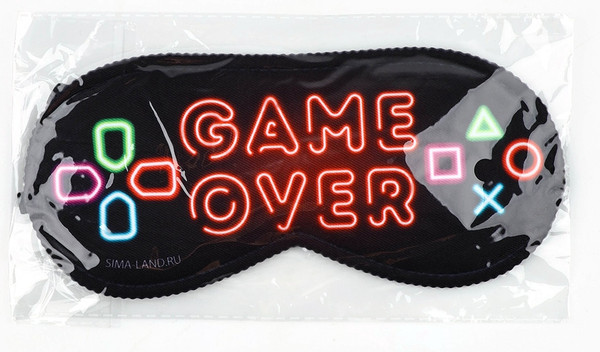 Изображение товара Маска для сна Sima-Land Game over / 9112995
