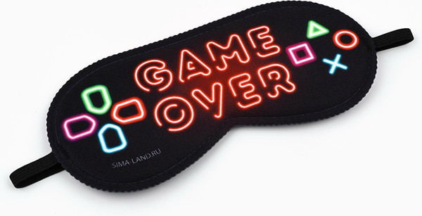 Изображение товара Маска для сна Sima-Land Game over / 9112995