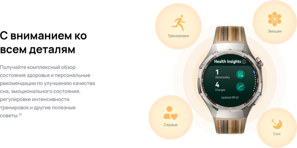 Изображение товара Умные часы Huawei Watch GT 6 Pro 46mm / 55020FWA (коричневый ремешок)
