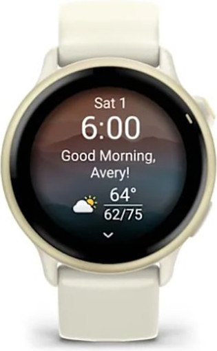 Изображение товара Умные часы Garmin Vivoactive 6  / 010-02985-01 (лунное золото)