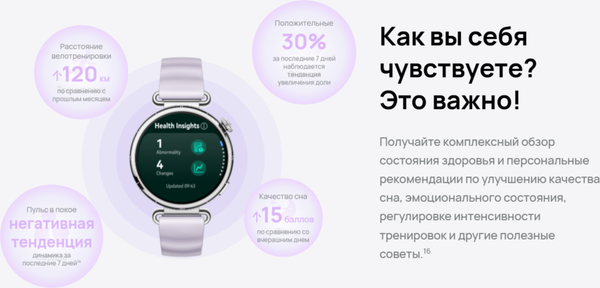 Изображение товара Умные часы Huawei Watch GT 6 41mm / 55020FVW (золотой миланский ремешок)